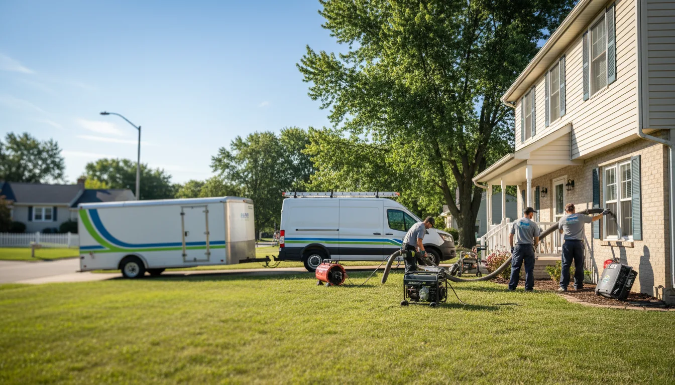 Flooded Basement Restoration And Cleanup With Repair in Council Bluffs, IA near me